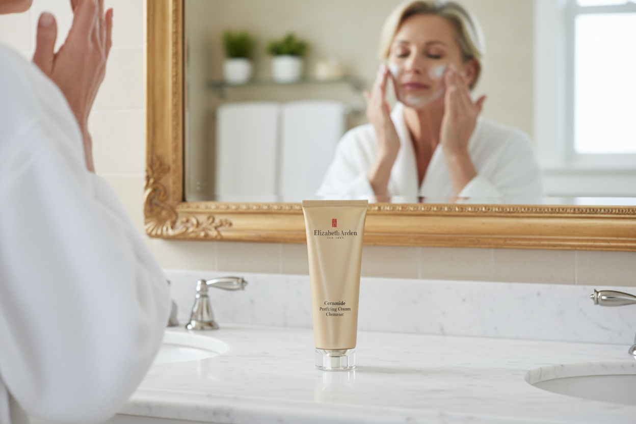 Elizabeth Arden Ceramide Purifying Cream Cleanser | Kreminis veido valiklis 125ml | Keramidų formulė jautriai odai