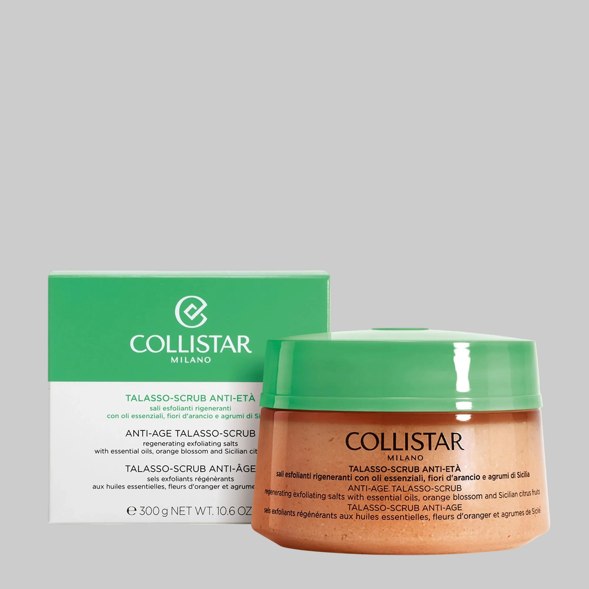 Collistar Anti-Age Talasso-Scrub | Senėjimą stabdantis kūno šveitiklis 300g | Jūros mineralai ir anti-age efektas