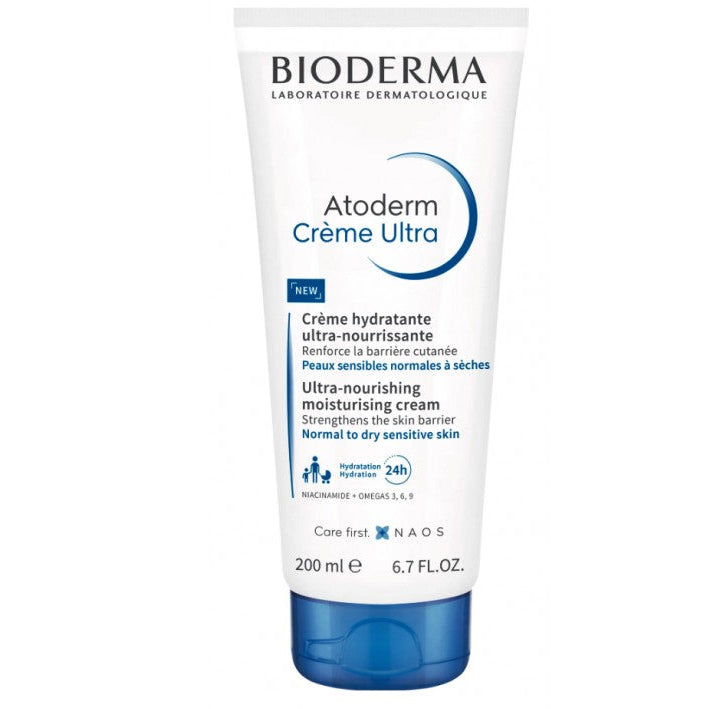 BIODERMA ATODERM ULTRA-NOURISHING CREAM Kūno kremas 200 ml