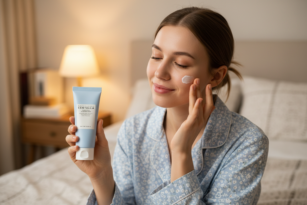 Skin1004 Madagascar Centella Hyalucica | intensyviai drėkinanti kaukė nakčiai 100ml