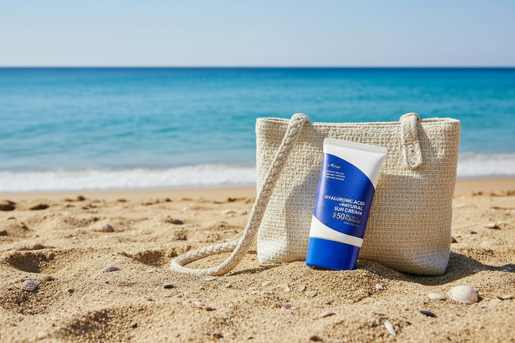 Hialurono rūgšties saulės gelis SPF 50 PA++++ | Drėkinantis apsauginis veido gelis 50ml