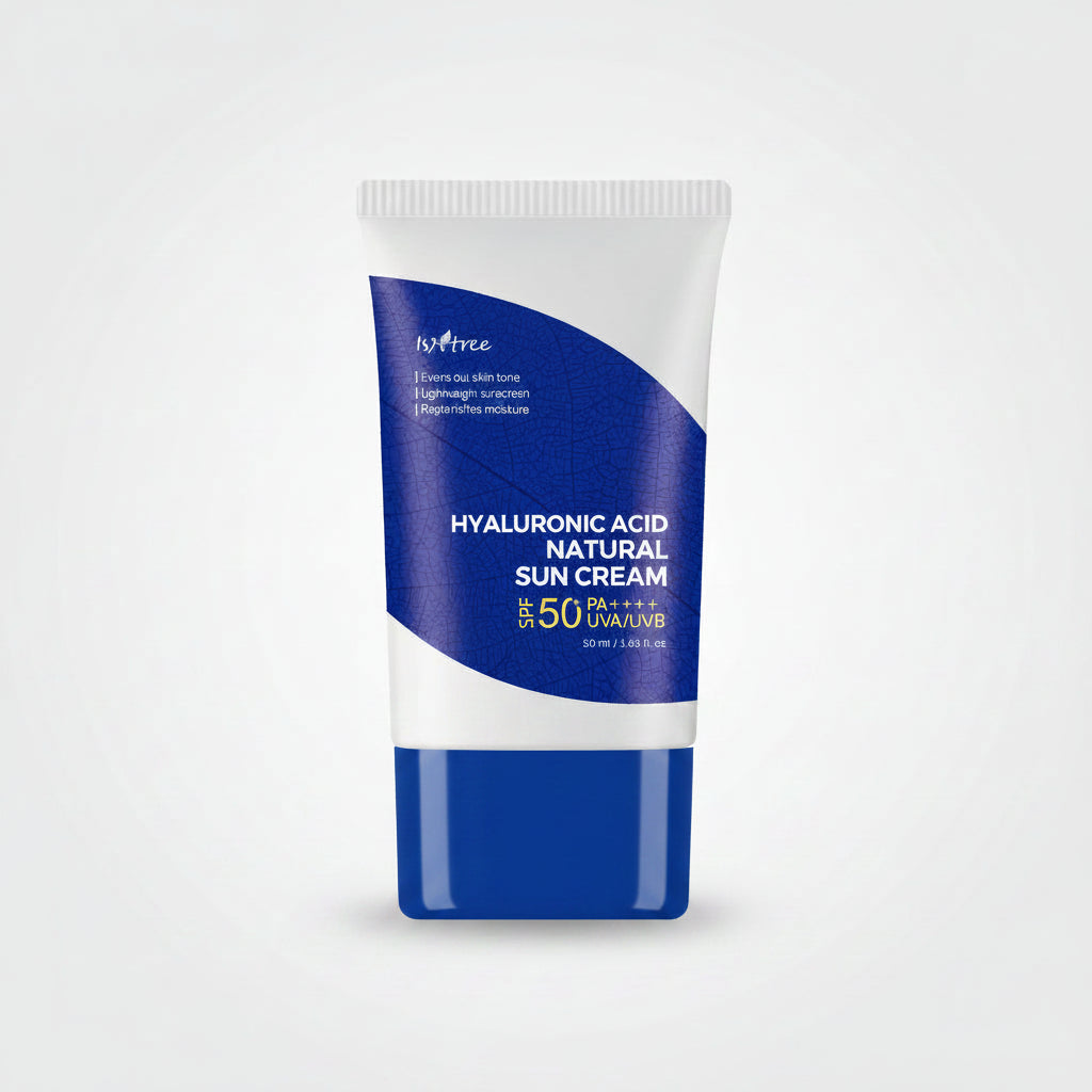Hialurono rūgšties saulės gelis SPF 50 PA++++ | Drėkinantis apsauginis veido gelis 50ml