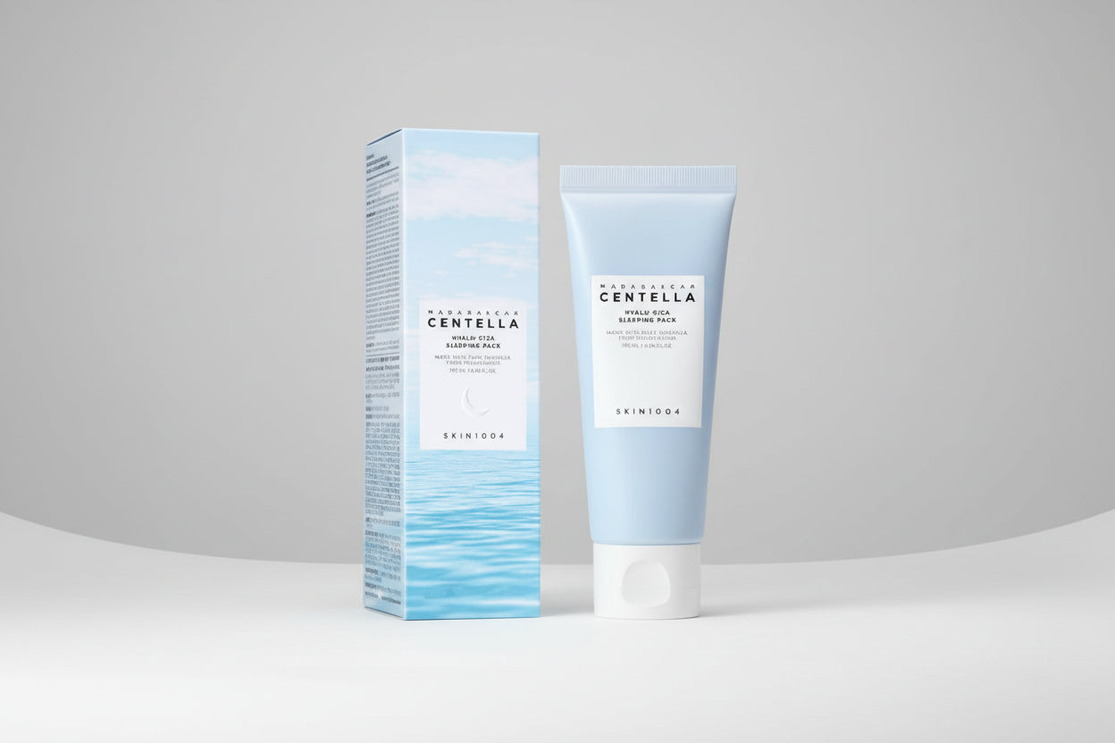 Skin1004 Madagascar Centella Hyalucica | intensyviai drėkinanti kaukė nakčiai 100ml