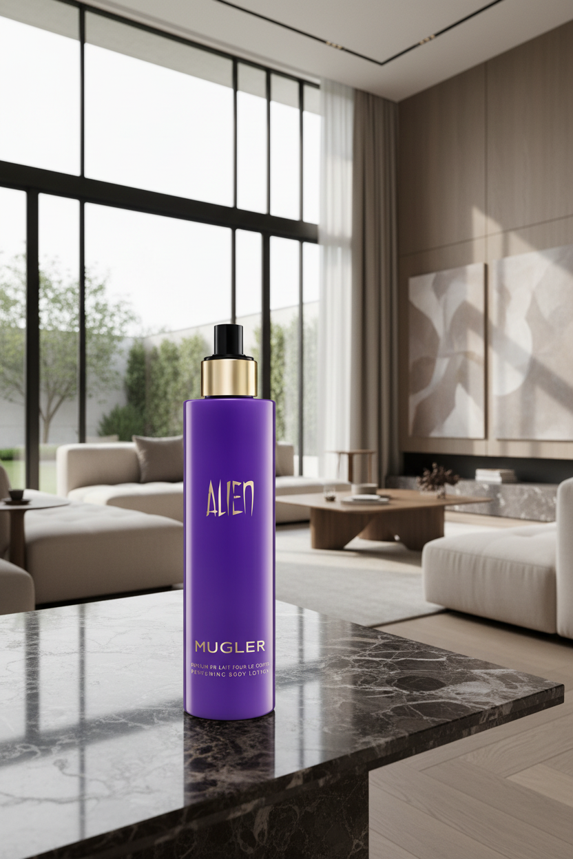 Thierry Mugler Alien | Parfumuotas kūno losjonas 200ml – Drėkinantis ir kvepiantis