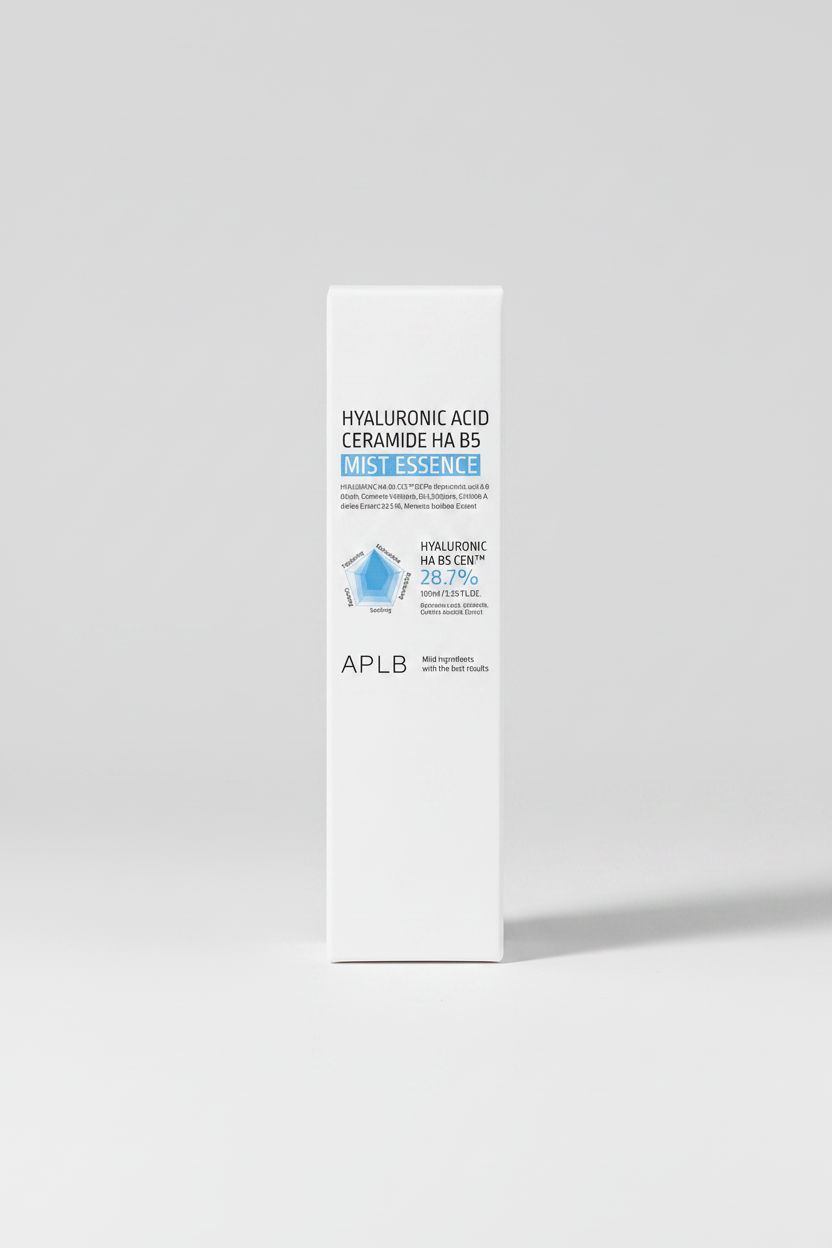 APLB Hyaluronic Acid Ceramide HA B5 Mist Essence 105ml | Drėkinantis veido purškiklis su keramidais, hialiuronu ir B5 vitaminu