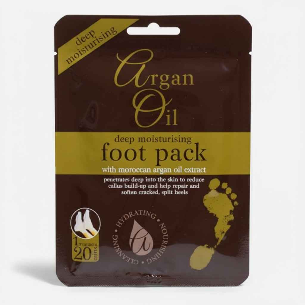 Xpel Body Care Argan Oil Deep Moisturising Foot Pack| Drėkinanti pėdų kaukė | 5 vnt.